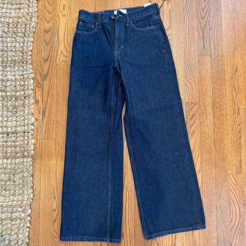 NWT Banana Republic High Rise Rigid Wide Leg 27P